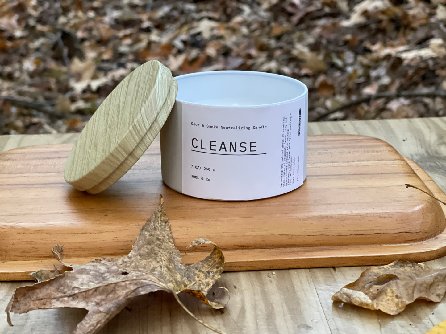 JOOL & Co CLEANSE • Odor and Smoke Neutralizing Terpene Infused Candle